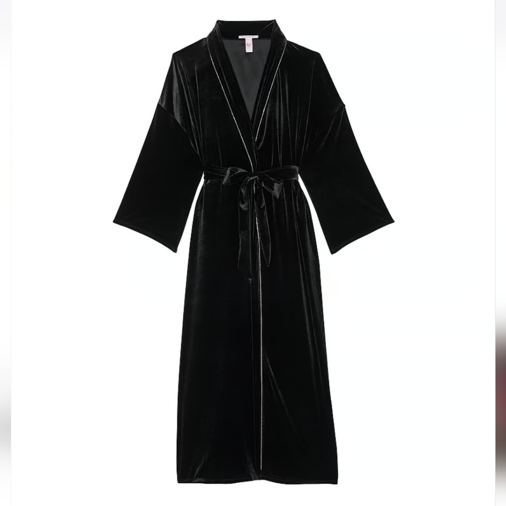 βΌοΈONLY ONE!!βΌοΈ π€ VICTORIA'S SECRET Very Sexy Starstruck Velvet Robe π€ - Picture 3 of 6
